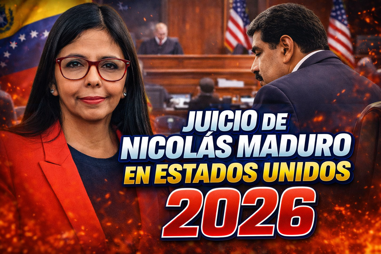 Juicio de Nicolás Maduro en Estados Unidos 2026 capturado y acusado de narcoterrorismo en Nueva York