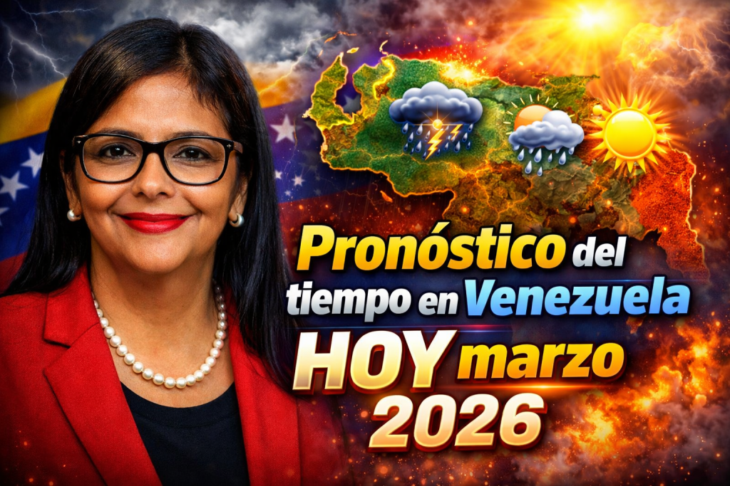 Pronóstico del tiempo en Venezuela hoy