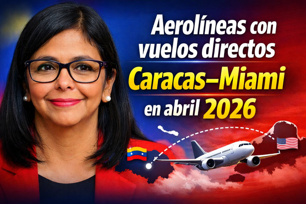 Aerolíneas con vuelos directos Caracas–Miami en abril 2026 quiénes operan y fechas confirmadas