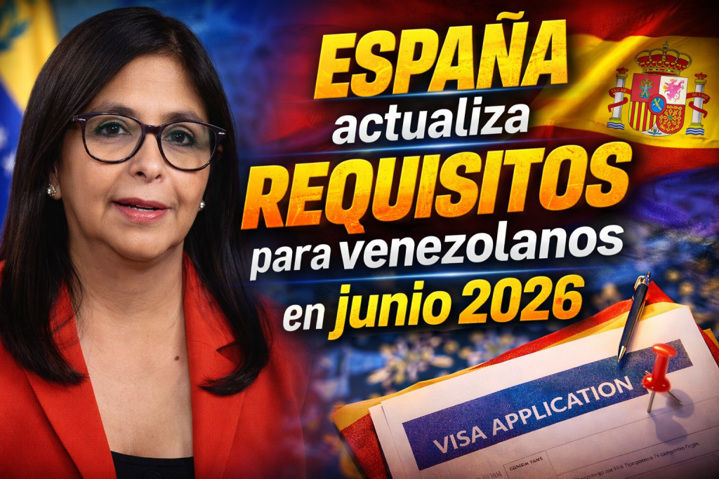 España actualiza requisitos para venezolanos en junio 2026 así será el proceso de regularización